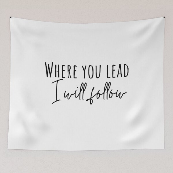 Item preview, Where you lead I will follow designed and sold by sincerely-olive.
