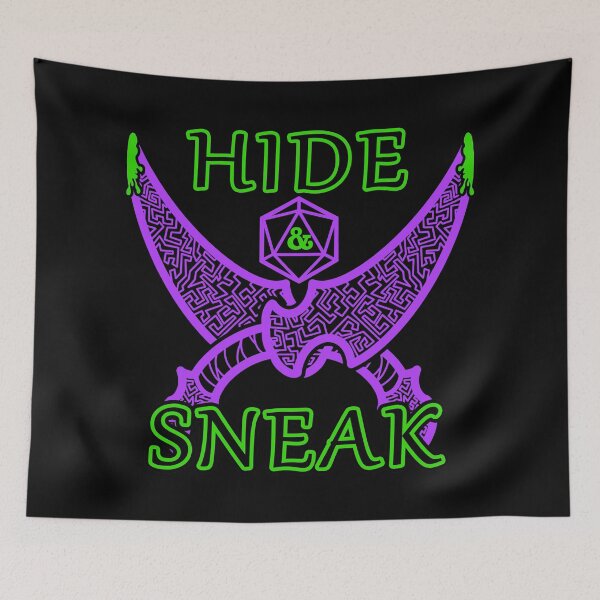Item preview, Hide and Sneak Rogue Thief Class Poison Daggers Funny Dungeon Tabletop RPG designed and sold by BazaarTrades.
