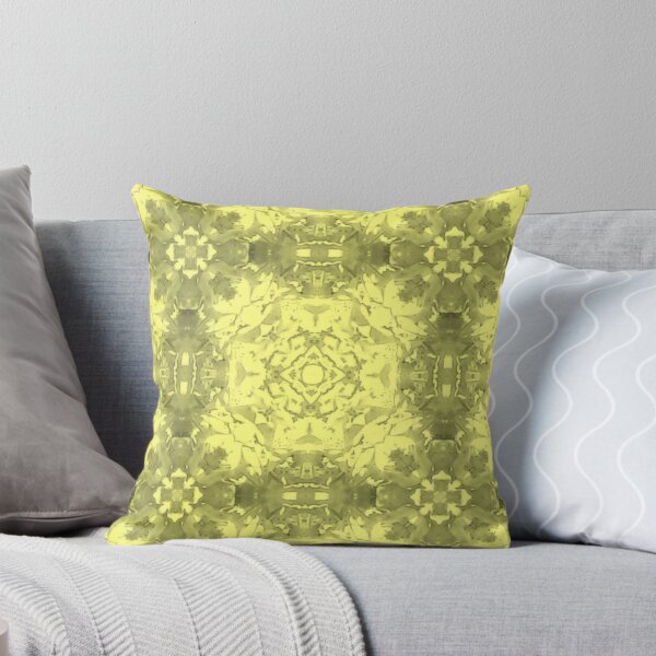 Aperçu de l'œuvre Crystal Plaid Soft Yellow and Khaki Repeat 5748 créée et vendue par Art in My Loft.