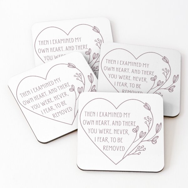Item preview, Jane Austen Quote From Emma - Then I examined my own heart. And there you were. Never, I fear, to be removed. designed and sold by violet-hope.