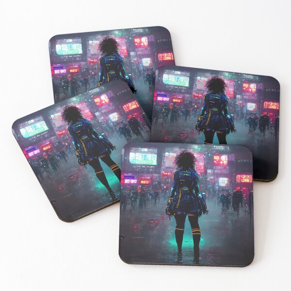 Item preview, Cyberpunk Night City Art designed and sold by loftzo.