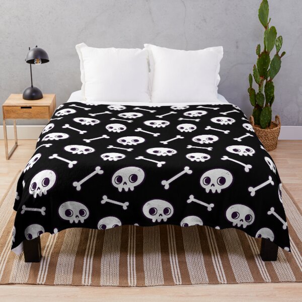 Cute Skulls | Nikury Throw Blanket