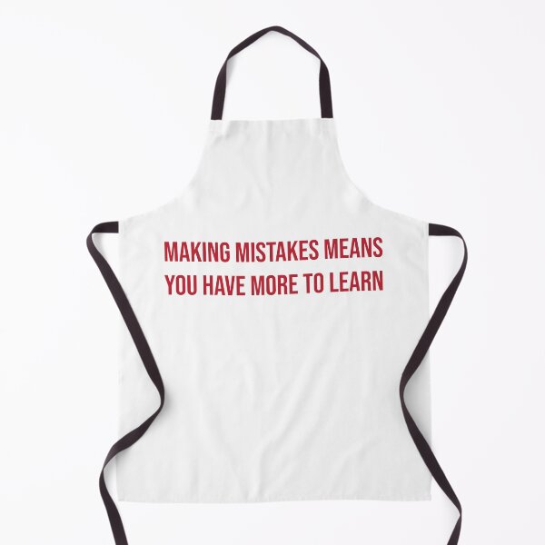 Item preview, Making mistakes means you have more to learn designed and sold by Skelbunny.