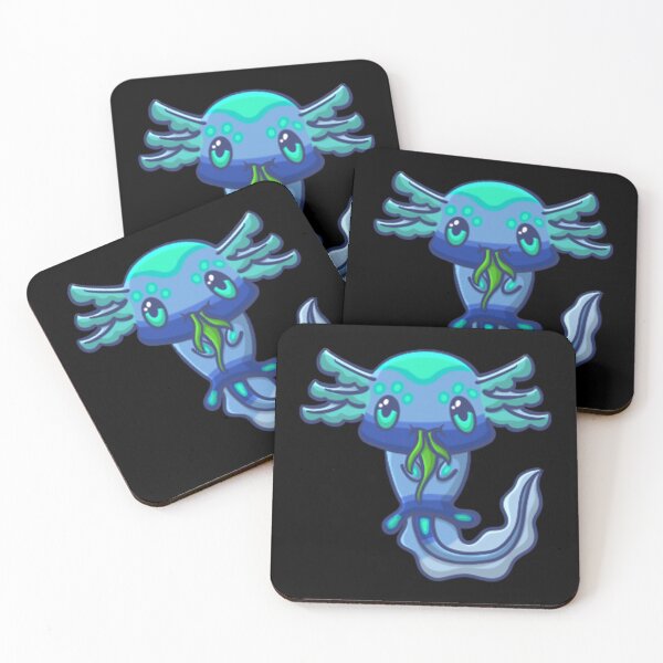 Item preview, Gfp Axolotl Eating Seaweed designed and sold by NLDStudios.