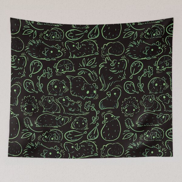 Item preview, Guinea Pig Huddle In Black designed and sold by Paigekotalik.