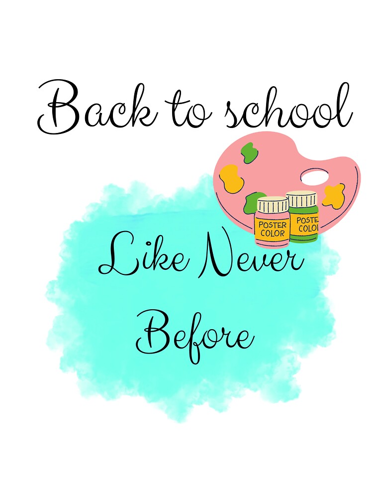 "Back to school like Never Before" Sticker for Sale by BluePixie