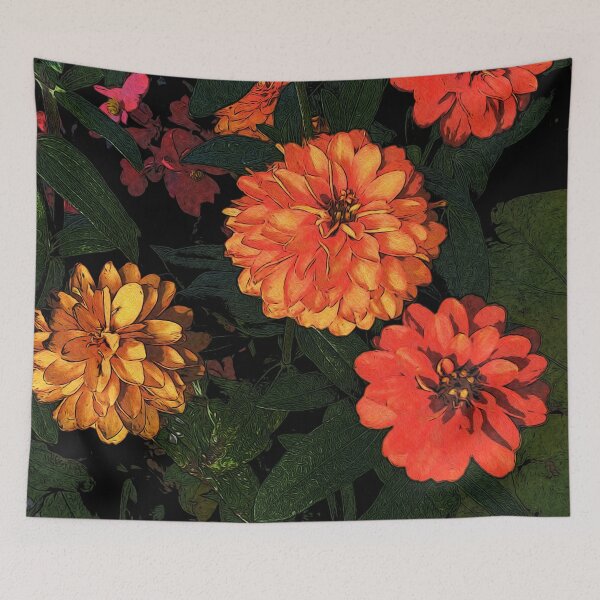 Item preview, Autumn Colours - Garden Floral Pattern designed and sold by NaturePrints.