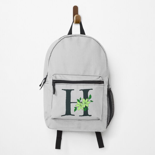 Item preview, Green floral H monogram designed and sold by Coffee Lifestyle.