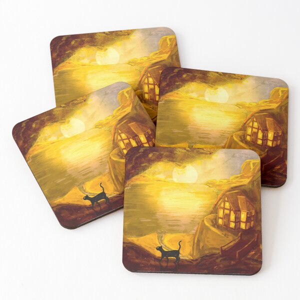 Item preview, Cat Sunset Environment designed and sold by mviedraws.