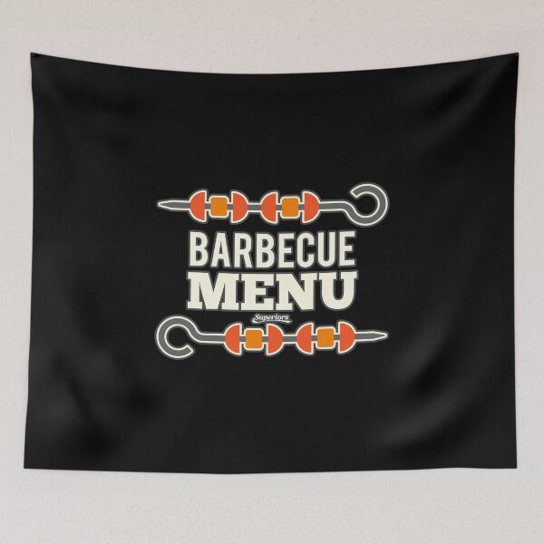 Item preview, SUPERIORS ™ - BARBEQUE MENU - Grillwear Motif - Fashion & Clothing designed and sold by THE SUPERIORS SHIRT SHOP.