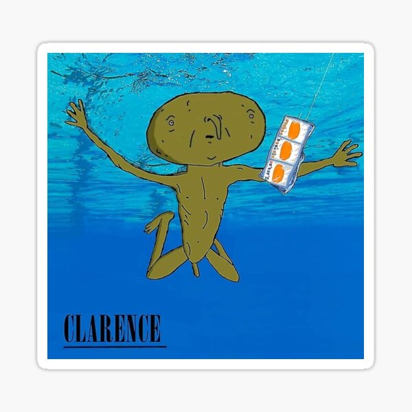 Vista previa del artículo con la obra «clarence nirvana el gran espectáculo lez», diseñado y vendido por Lawr6nc6.