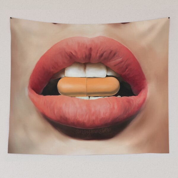 Item preview, Orange Pill Mouth designed and sold by Anonymousbtb.