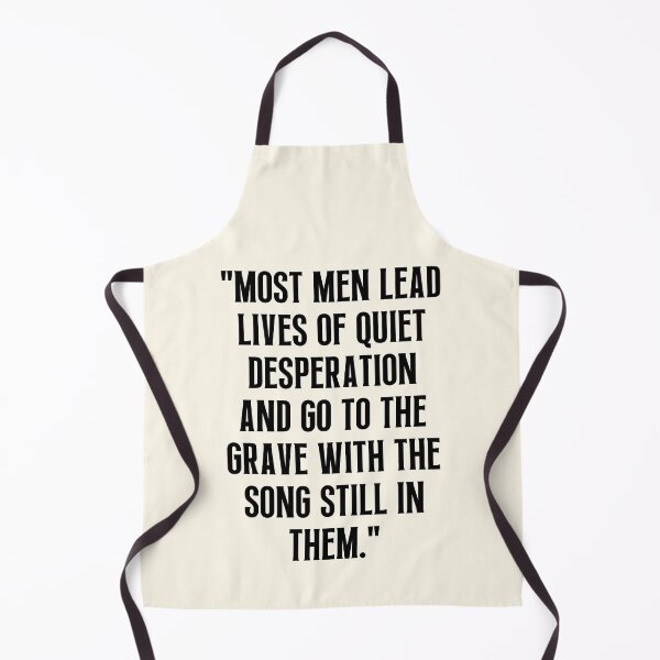 Item preview, Most men lead lives of quiet desperation designed and sold by QuotesAreFun.