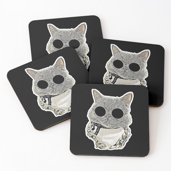 Item preview, Copie de FUNNY CAT FACE WITH  FUNKY GLASSES designed and sold by olivierjourjon.