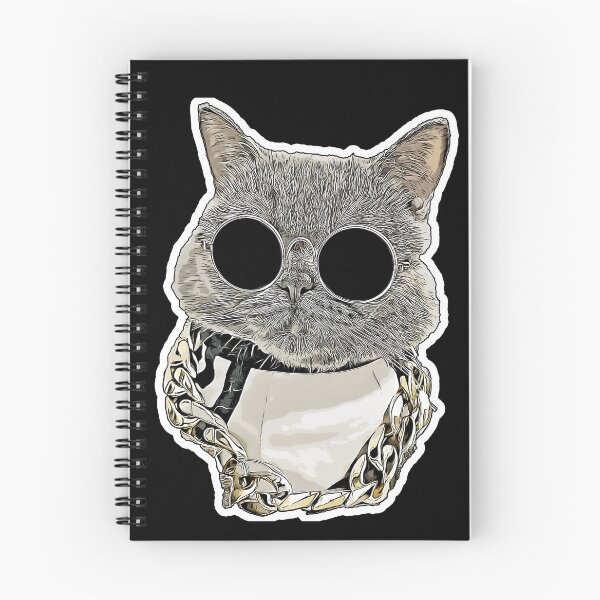 Item preview, Copie de FUNNY CAT FACE WITH  FUNKY GLASSES designed and sold by olivierjourjon.