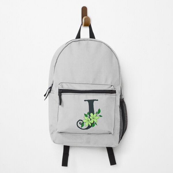 Item preview, Green floral J monogram designed and sold by Coffee Lifestyle.