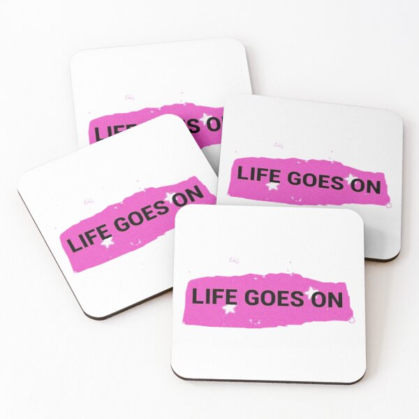 Item preview, Life Goes On Pink with Stars designed and sold by cambreyjohnson.