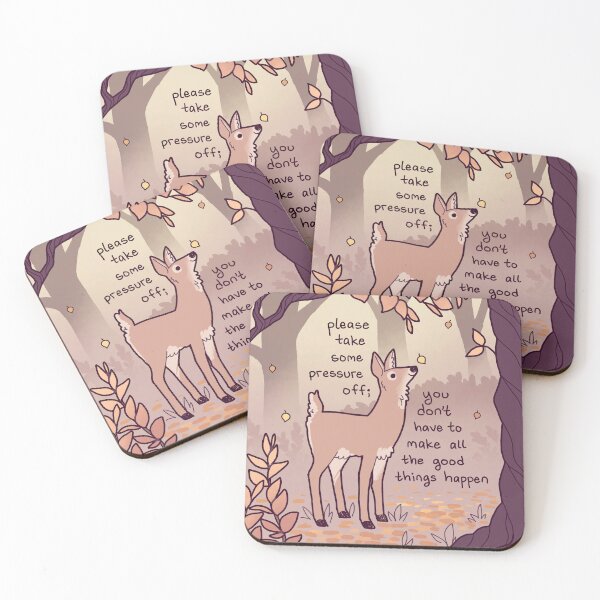 Item preview, "Please Take Some Pressure Off" Kind Fall Forest Deer designed and sold by thelatestkate.