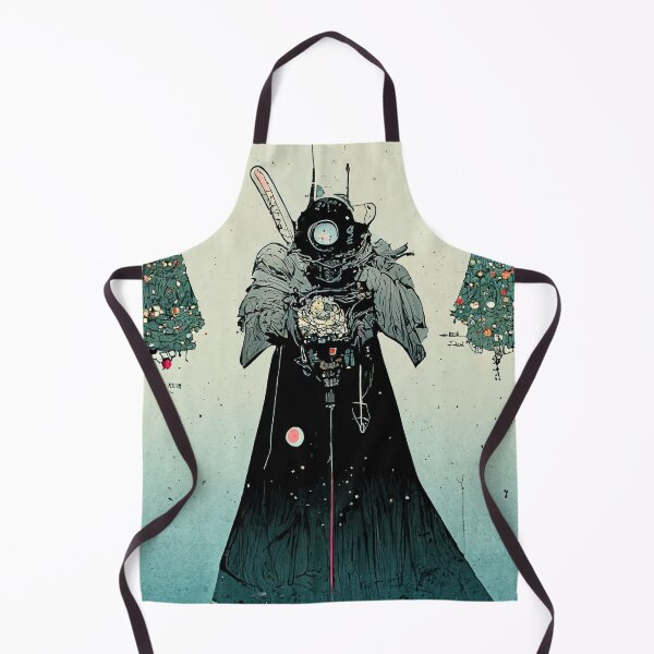 Item preview, Cyberpunk Dystopian Christmas Greeting designed and sold by JinxedMonster.
