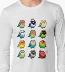 Chubby Lovebirds Long Sleeve T-Shirt