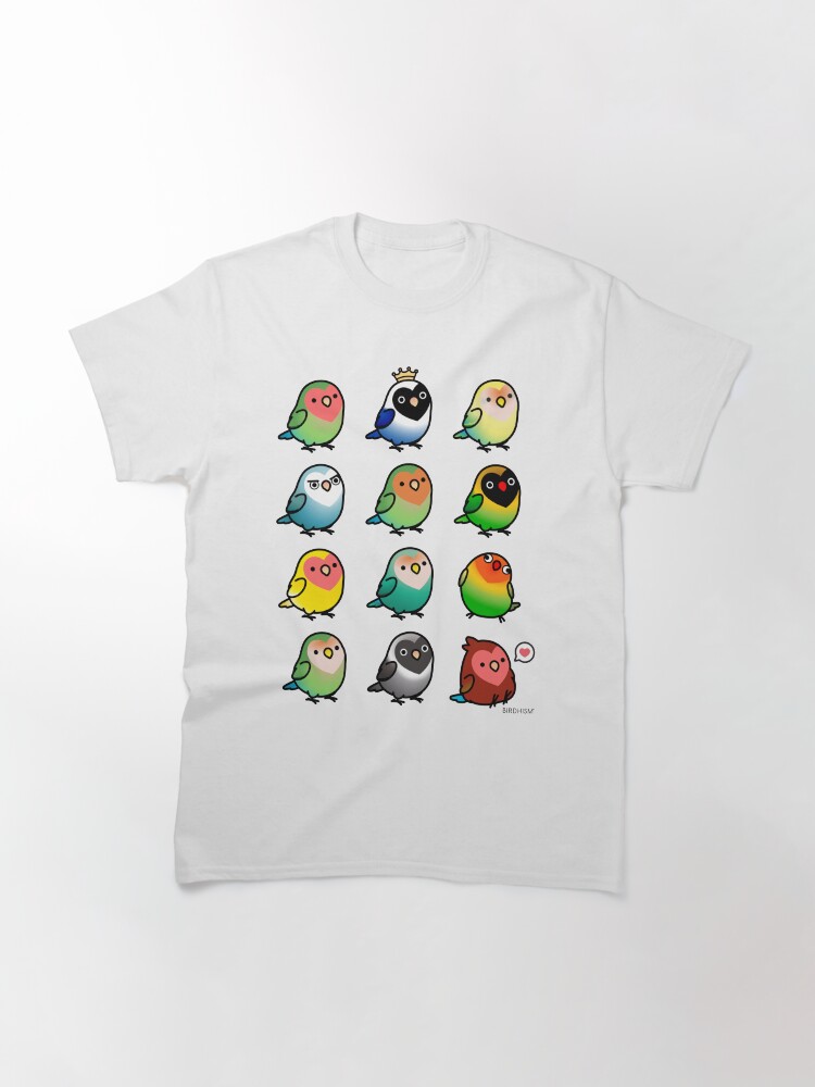 Alternate view of Chubby Lovebirds Classic T-Shirt