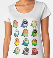 Chubby Lovebirds Women's Premium T-Shirt