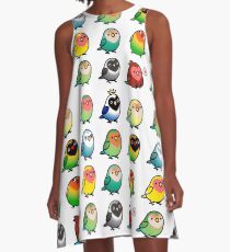 Chubby Lovebirds A-Line Dress
