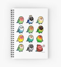 Cuaderno de espiral Lovebirds Chubby