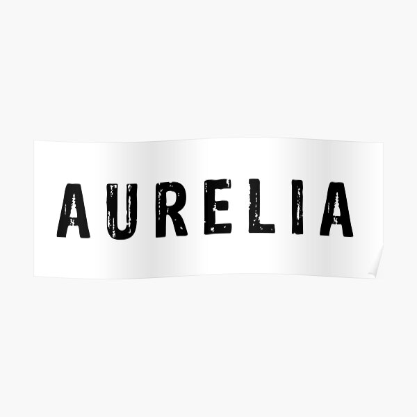 Aurelia personal name Poster