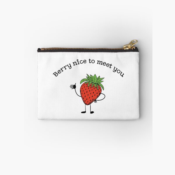 Item preview, Berry nice to meet you funny fruit pun T-shirt designed and sold by oberdoofus.