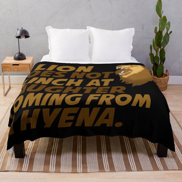 Item preview, A lion does not flinch when a hyena laughs designed and sold by Fashimation20.