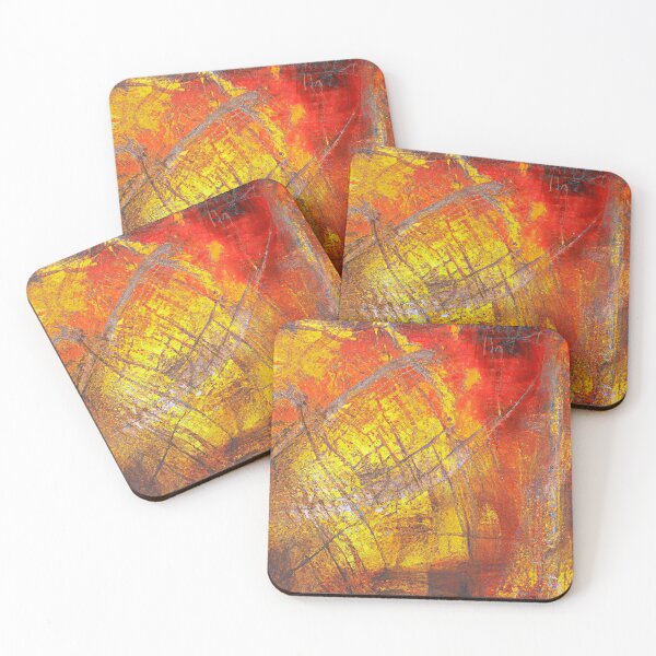Item preview, Warm Red and Rust Colored Abstract designed and sold by CattlettArt.