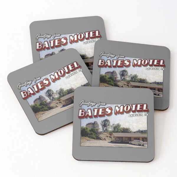 Item preview, Psycho Inspired 'Greetings from Bates Motel' Vintage / Retro Postcard Weathered Design designed and sold by Mercy Apparel.