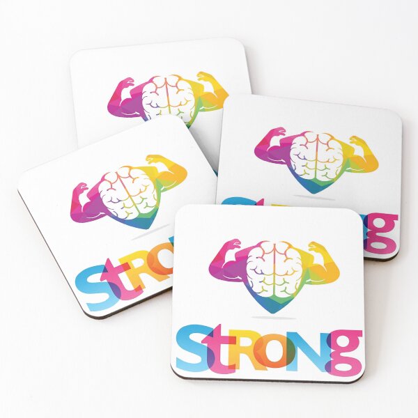 Item preview, strong brain-powerful-fitness designed and sold by WAZDart.