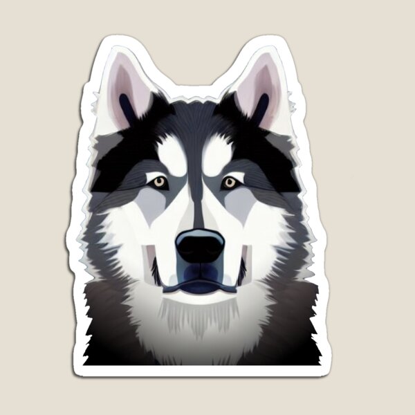 Alaskan Malamute Magnet
