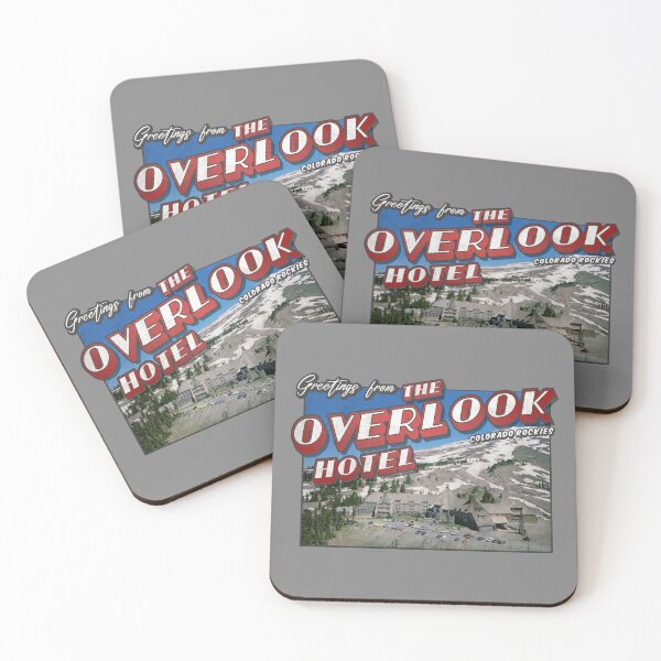 Item preview, The Shining Inspired 'Greetings from The Overlook Hotel' Vintage / Retro Postcard Weathered Design designed and sold by Mercy Apparel.