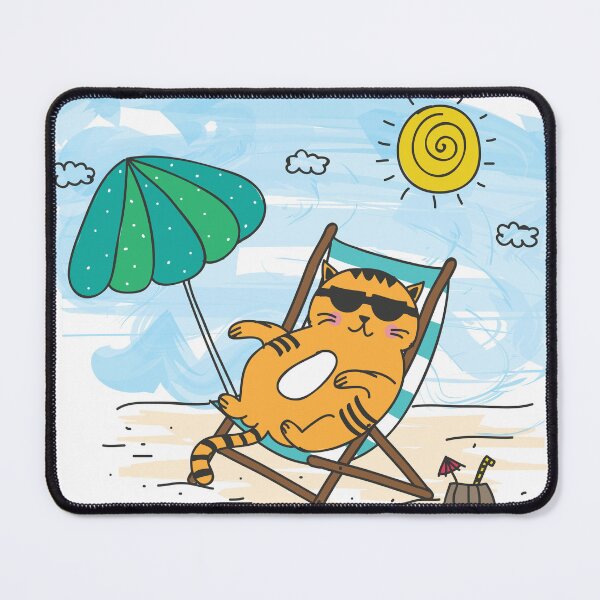 Item preview, Beach Cat designed and sold by AmazingArtMandi.