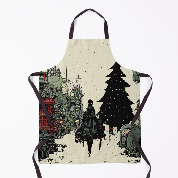 Item preview, Dystopian Christmas Urban Landscape designed and sold by JinxedMonster.