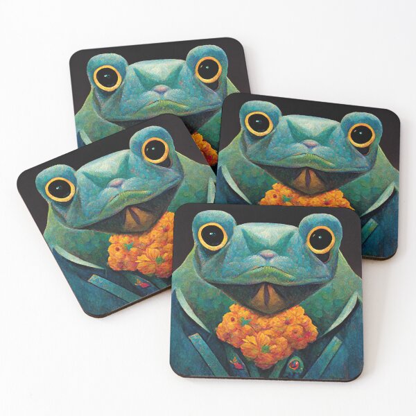 Item preview, Flower Frog designed and sold by AIArtWorkshop.