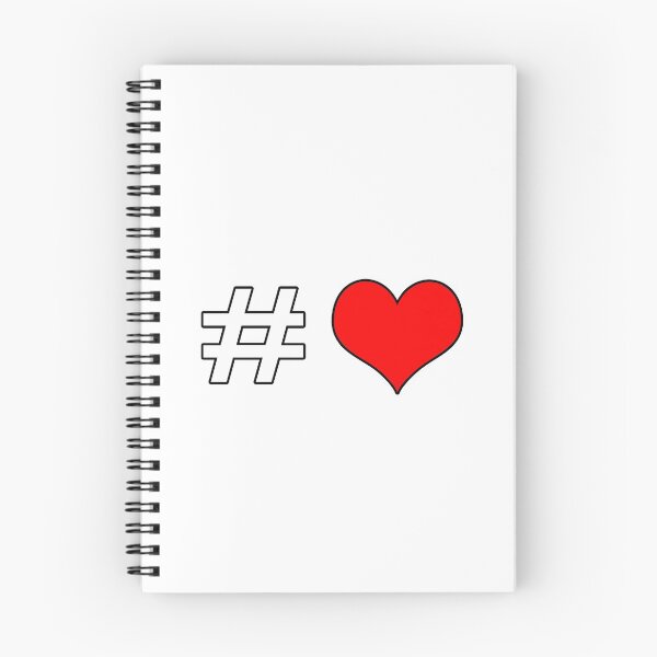 Item preview, Hashtag red heart  designed and sold by K.S ART.