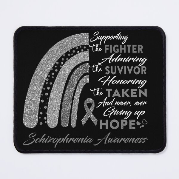 Item preview, Schizophrenia Warrior Supporting Fighter Schizophrenia Awareness designed and sold by Gillosina.