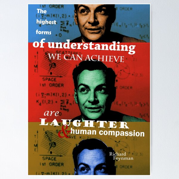 Richard Feynman 2 Poster