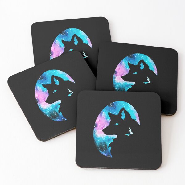 Item preview, Fluffy Galaxy Fox Silhouette  designed and sold by Lady-Lilac.