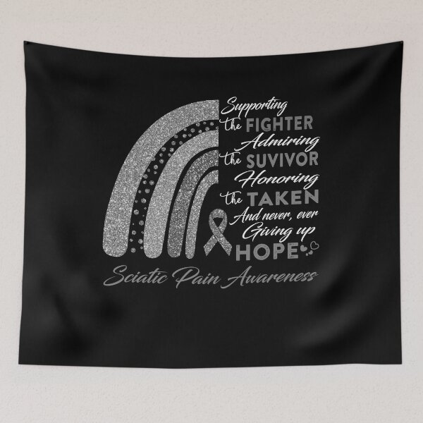 Item preview, Sciatic Pain Warrior Supporting Fighter Sciatic Pain Awareness designed and sold by Gillosina.