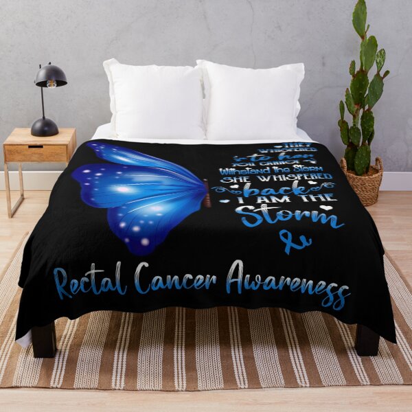 Item preview, She Whispered Back I Am The Storm Rectal Cancer Awareness Butterfly designed and sold by frechettee.