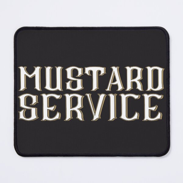 Item preview, Mustard Service Gold Font designed and sold by dmbdana.