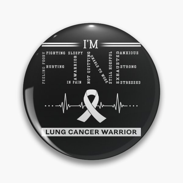Item preview, I'm Fine Lung Cancer Warrior Support Lung Cancer Awareness Gifts designed and sold by rechardtee.