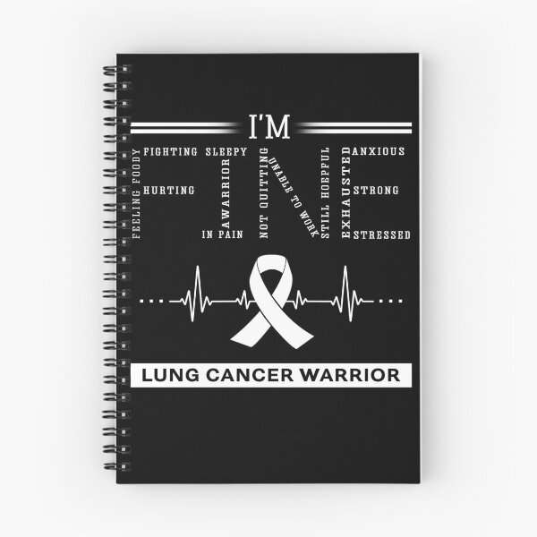 Item preview, I'm Fine Lung Cancer Warrior Support Lung Cancer Awareness Gifts designed and sold by rechardtee.