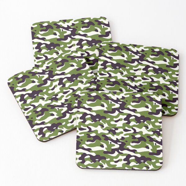 Item preview, Cool and Trendy Green Black Camo Camouflage Pattern designed and sold by Evolvity.