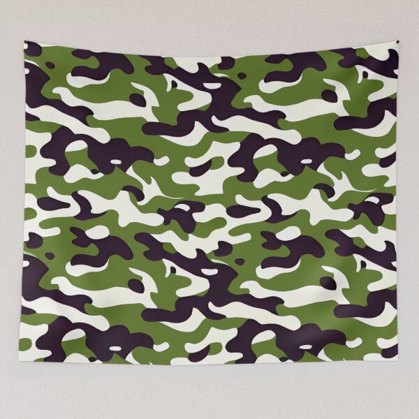 Item preview, Cool and Trendy Green Black Camo Camouflage Pattern designed and sold by Evolvity.